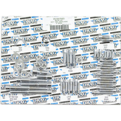 PartzBiz HD DS-190766 - Drag Complete Motor Engine Bolt Set Kit 4-Speed Knurl Socket Harley FX FL 77-84