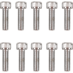 PartzBiz HD DS-190821 - Drag Primary Cover Bolt Set Kit Chrome Knurl Socket Harley FL 36-64 Knuckle Pan