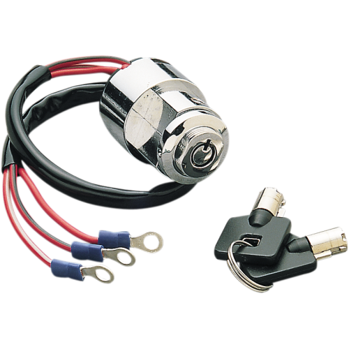 PartzBiz HD: 3448320-Drag Specialties Round Key Ignition Switch 3 Position Harley Ironhead FX FXR PartzBiz HD: 3448320-Drag Specialties Round Key Ignition Switch 3 Position Harley Ironhead FX FXR