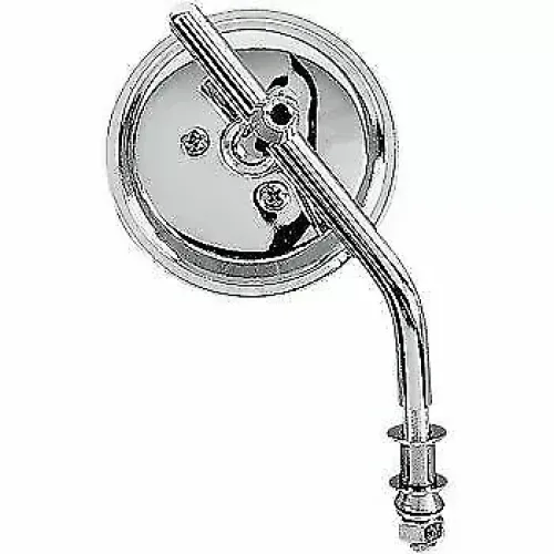 PartzBiz HD: 3481024-Drag Specialties Chrome 3” Round Custom Mirror Adjustable Stem Harley Custom PartzBiz HD: 3481024-Drag Specialties Chrome 3” Round Custom Mirror Adjustable Stem Harley Custom