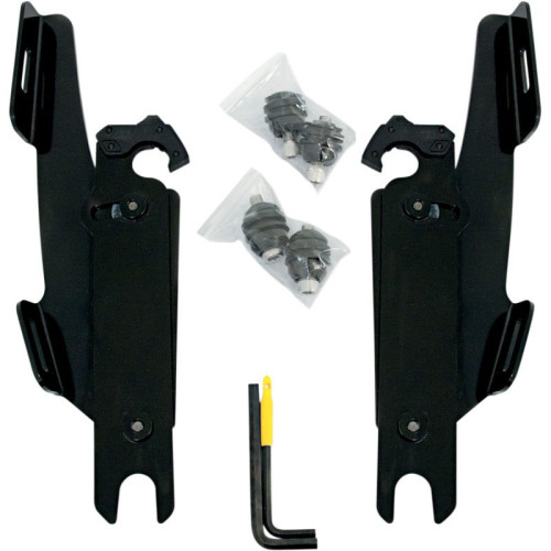 PartzBiz HD: 4409602-Memphis Shades MEK1952 Black Trigger Lock Mount Batwing Fats Slims Harley FLST/C | มีค1952 PartzBiz HD: 4409602-Memphis Shades MEK1952 Black Trigger Lock Mount Batwing Fats Slims Harley FLST/C | มีค1952