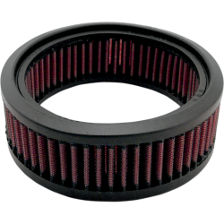 PartzBiz HD E-3225 - K&N High Flow Air Filter Cotton Washable Reusable Harley S&S Old-Style Teardrop