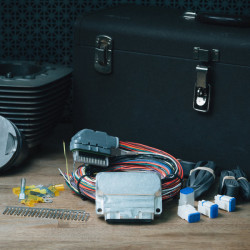 PartzBiz HD EA4260 - Thunder Heart Micro Wiring Harness Controller Harley Chopper Bobber Custom Rigid