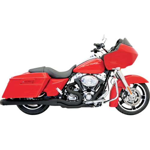 PartzBiz HD: 3443090-Bassani Road Rage II Mega 2 into 1 Exhaust Pipe System Long Black Harley Touring PartzBiz HD: 3443090-Bassani Road Rage II Mega 2 into 1 Exhaust Pipe System Long Black Harley Touring
