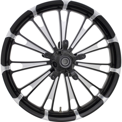 PartzBiz HD: 3490334-Coastal Moto Fuel ขอบล้อหน้า Black Cut 23 x 3.75‚” DD ABS Harley Touring 08+