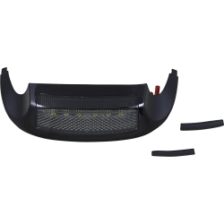 PartzBiz HD GEN-FT-WS-BLK - Custom Dynamics Black Front Fender Tip White LED Smoke Lens Harley 14-15 FLH/T | GEN-FT-WS-BLK PartzBiz HD GEN-FT-WS-BLK - Custom Dynamics Black Front Fender Tip White LED Smoke Lens Harley 14-15 FLH/T | GEN-FT-WS-BLK