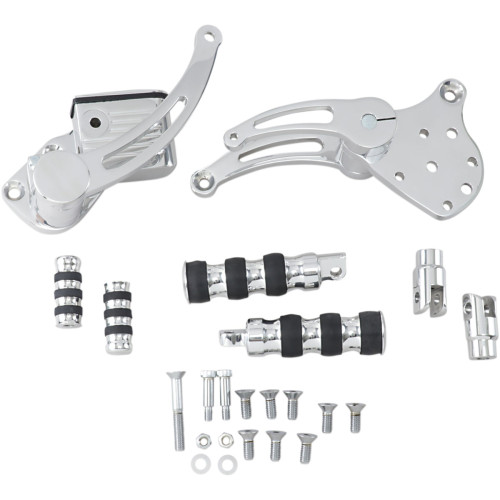 PartzBiz HD: 3444210-BDL GMA Polished Forward Controls Custom Control Kit Harley Softail & Shovelhead PartzBiz HD: 3444210-BDL GMA Polished Forward Controls Custom Control Kit Harley Softail & Shovelhead