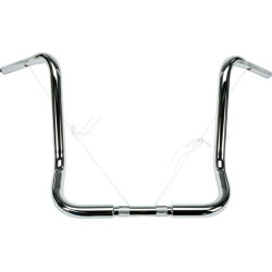 PartzBiz HD H31-0240S-18 - ฮาร์ดไดรฟ์ Chrome 1.25‚” Bagger 18‚” แฮนด์ Apes Apehanger Touring Harley 96Up