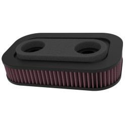 PartzBiz HD HD-1388 - K&N High Flow Air Filter Cotton Washable Reusable OE Harley XL Sportster 88-06