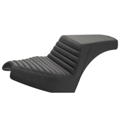 PartzBiz HD I21-04-171 - Saddlemen Step Up 2-Up Seat Front Tuck-n-Roll Black GelCore Indian Chief 2022+
