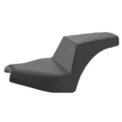 PartzBiz HD I21-04-173 - Saddlemen Step Up 2-Up Seat Rear Lattice Stitch Black Gel-Core Indian Chief 2022
