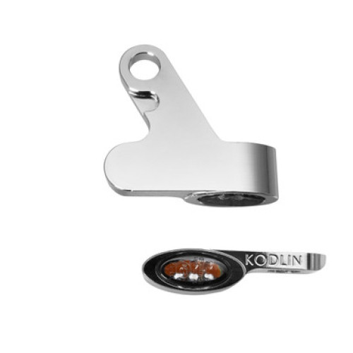 PartzBiz HD: 3482557-Kodlin Chrome Elypse LED ไฟเลี้ยวหน้าไฟวิ่ง 2018 Harley Softail