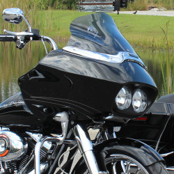 PartzBiz HD KWW-01-0620-T - Klock Werks Pro Touring Flare Windshield 12” Tinted Drilled Harley FLTR 98-16 PartzBiz HD KWW-01-0620-T - Klock Werks Pro Touring Flare Windshield 12” Tinted Drilled Harley FLTR 98-16