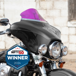 PartzBiz HD KWW-01-0640 - Klock Werks Kolor Flare Windshield 6.5” Red Ice Acrylic Harley Touring 96-13 PartzBiz HD KWW-01-0640 - Klock Werks Kolor Flare Windshield 6.5” Red Ice Acrylic Harley Touring 96-13