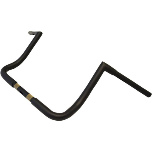 PartzBiz HD: 3486674-LA Choppers 12” Matte Black 1.25” Twin Peaks Touring Handlebars Harley Batwing