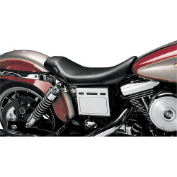 PartzBiz HD LN-001 - LePera Black Smooth Bare Bones Barebones Low Solo Seat 1996-2003 Harley Dyna FXD
