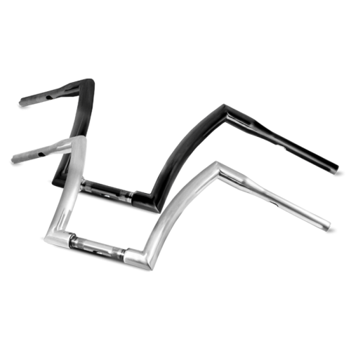 PartzBiz HD: 3441662-18‚” แฮนด์บาร์ Chrome Fat Monster Ape-Hanger Apes Harley Softail Dyna Sportster