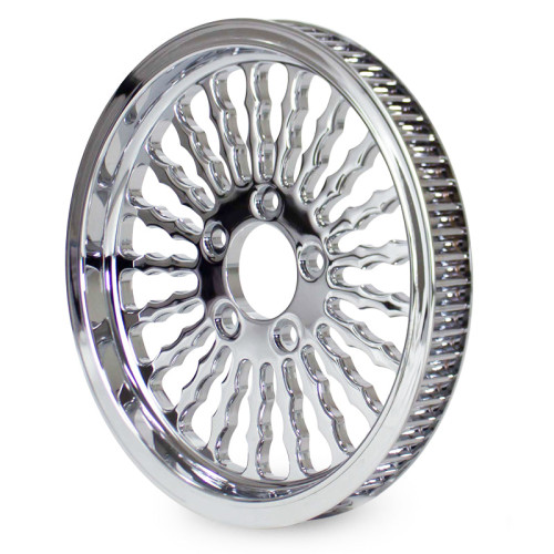 PartzBiz HD: 3475591-DNA Chrome 1 1/8 x 65 Tooth Super Spoke Rear Pulley Harley Softail Choppers PartzBiz HD: 3475591-DNA Chrome 1 1/8 x 65 Tooth Super Spoke Rear Pulley Harley Softail Choppers