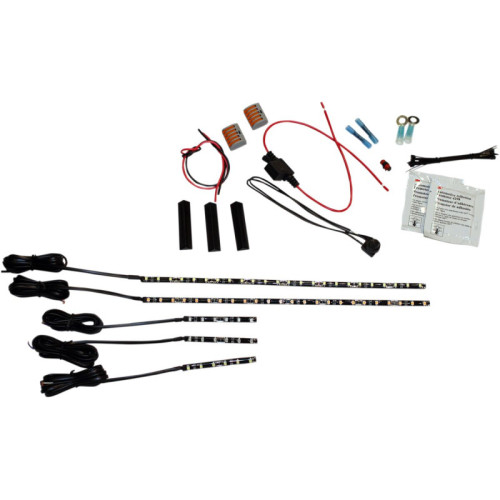 PartzBiz HD: -Custom Dynamics MagicFlex 2 Blue Cruiser LED Accent Light Engine Kit Harley | M2EK1-BLUE