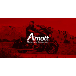 PartzBiz HD MC-2929 - Arnott Ultimate Air Ride Suspension Kit 14+ Indian Bagger Cruiser Touring Chrome