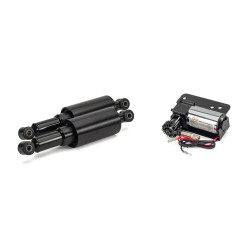 PartzBiz HD MC-2972 - ชุดโช้คหลัง Black Smooth Arnott 12‚” Harley Touring 90-08