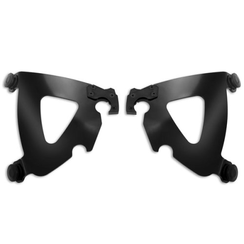 PartzBiz HD: 3466162-Memphis Shades Black Road Warrior Trigger-Lock Mount Kit Harley 18+ Softail FXFB