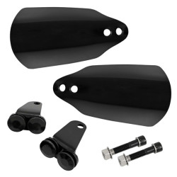 PartzBiz HD MEB7226 - Memphis Shades Black Handguards Mounting Bracket 2021+ Harley Street Glide FLHX PartzBiz HD MEB7226 - Memphis Shades Black Handguards Mounting Bracket 2021+ Harley Street Glide FLHX