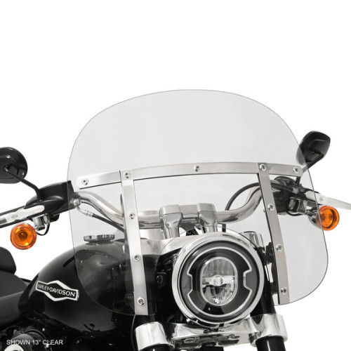 PartzBiz HD: 3466453-Memphis Shades 13” Fats Clear Windshield Screen Harley Softail Sport Glide 18+ PartzBiz HD: 3466453-Memphis Shades 13” Fats Clear Windshield Screen Harley Softail Sport Glide 18+