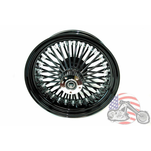 PartzBiz HD: 3447201-Chrome 18 X 5.5 52 Fat Spoke Rear Wheel Rim 2009+ Harley Touring w/ Cush Drive PartzBiz HD: 3447201-Chrome 18 X 5.5 52 Fat Spoke Rear Wheel Rim 2009+ Harley Touring w/ Cush Drive