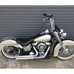 PartzBiz HD MWL-133-CH - Motherwell 6” x 11” Solo Luggage Rack Chrome Steel Harley Heritage 97-17