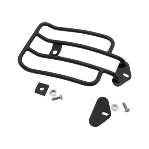 PartzBiz HD: 3485815-Motherwell 6” x 8” Solo Luggage Rack Gloss Black Steel Harley XL Sportster 04-20 PartzBiz HD: 3485815-Motherwell 6” x 8” Solo Luggage Rack Gloss Black Steel Harley XL Sportster 04-20