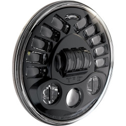 PartzBiz HD PB-575A-B - Custom Dynamics ProBeam Black Adaptive 2 5.75" Headlamp Harley FLH 14-20 2001-2132 20012132 PB-575A-B  FXD  FLTCU FLHX FLHR FLTR FLHT FLTRX electra road street glide ultra light 
