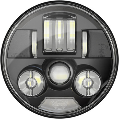 PartzBiz HD: -ProBeam PB-7-IND-C Chrome 7" LED Headlamp Plug N Play  15-19 Indian Motorcycles bikes new retro custom upgrade bright high output headlight projector 2001-1825 20011825