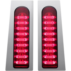 PartzBiz HD PB-FILL-S-B - Custom Dynamics PB-FILL-S-C ProBEAM Fillerz Saddlebag LED Lights Harley FL 14-22