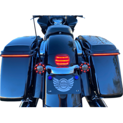PartzBiz HD PB-MINITL-BCM-R - Custom Dynamics ProBeam Red Mini Add-On LED Taillight Brake Harley Touring 14-Up brake stop indicator new replacement upgrade bagger dresser