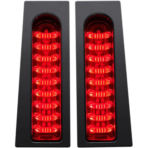 PartzBiz HD: -Custom Dynamics PB-SB-BCM-CR Chrome/Red Saddlebag LED Accent Light 14-19 Touring | PB-SB-BCM-CR PartzBiz HD: -Custom Dynamics PB-SB-BCM-CR Chrome/Red Saddlebag LED Accent Light 14-19 Touring | PB-SB-BCM-CR