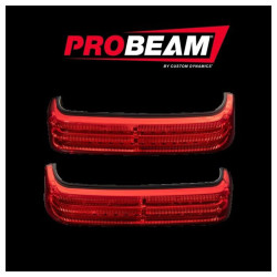 PartzBiz HD PB-SB-BCM-CS - Custom Dynamics PB-SB-BCM-CS Chrome/Smoked Saddlebag LED Accent 14-19 Touring | PB-SB-BCM-CS