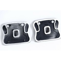PartzBiz HD RCXL-R-B - Black Ribster Finned Rocker Box Boxes ครอบคลุม Harley Sportster Evo 1986-2003 XL