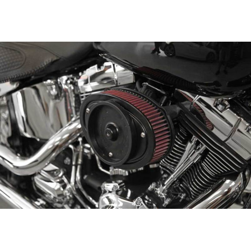 PartzBiz HD: 3492196-K&N RK-Series Air Intake Cleaner System Black Billet OE Harley Softail 13-15 PartzBiz HD: 3492196-K&N RK-Series Air Intake Cleaner System Black Billet OE Harley Softail 13-15