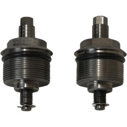 PartzBiz HD SM39A-1 - Speed Merchant Black 39mm Fork Spring Tube Preload Adjusters Cap Pair Set Harley PartzBiz HD SM39A-1 - Speed Merchant Black 39mm Fork Spring Tube Preload Adjusters Cap Pair Set Harley