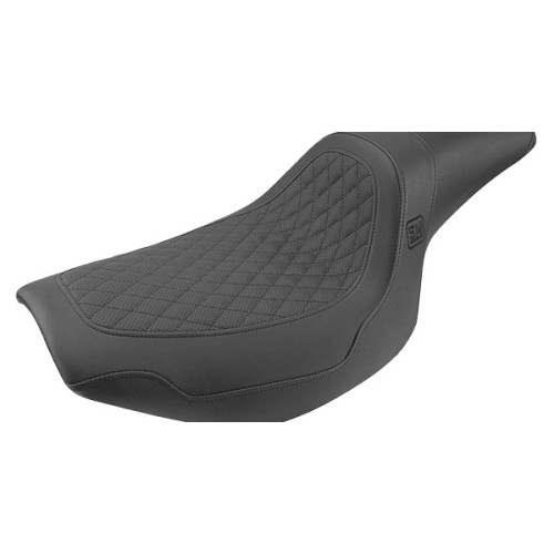 PartzBiz HD: 3467331-Saddlemen Black Pro Series Speed Merchant 2-Up เบาะหลังด้านหน้า Harley FXR 82-00 PartzBiz HD: 3467331-Saddlemen Black Pro Series Speed Merchant 2-Up เบาะหลังด้านหน้า Harley FXR 82-00