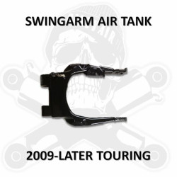 PartzBiz HD ST09UPTM - Dirty Air Swingarm Stainless Steel Fast Up Tank Rear Harley Touring 2009+