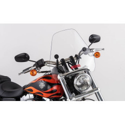 PartzBiz HD T-239-10 - Slip Streamer 10‚” กระจกบังลมทดแทน Tinted Lucite Harley 18+ Softail FLSB