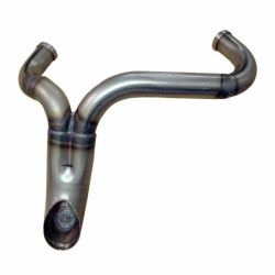 PartzBiz HD TC-1200 - Twisted Choppers Hookah 2 เป็น 1 Header Exhaust Drag Pipe 86-03 Harley Sportster PartzBiz HD TC-1200 - Twisted Choppers Hookah 2 เป็น 1 Header Exhaust Drag Pipe 86-03 Harley Sportster