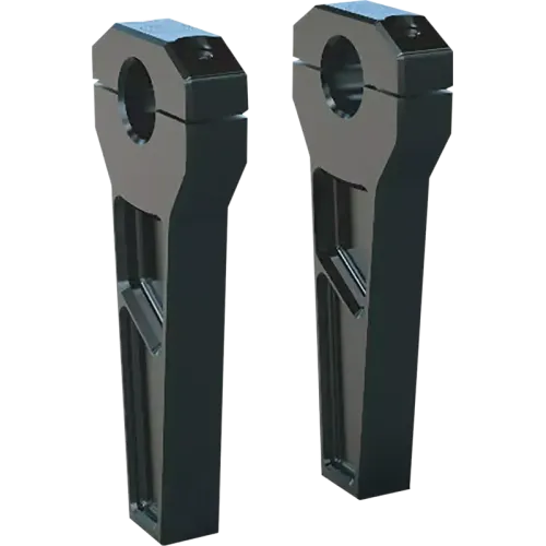 PartzBiz HD: 3483631-Todd’s Cycle Black 6” Straight Rise 1-1/8” Clamping Handlebar Riser Kits Harley