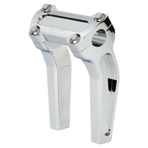 PartzBiz HD: 3492501-Thrashin’ OG Risers 6.5” Chrome Gauge Cut Pair Top Clamp 1” Harley Softail 18-21 PartzBiz HD: 3492501-Thrashin’ OG Risers 6.5” Chrome Gauge Cut Pair Top Clamp 1” Harley Softail 18-21