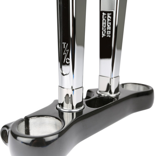PartzBiz HD: 3492566-Thrashin’ Riser Extensions Spacers 1” Chrome Pair Kit Billet Aluminum Harley
