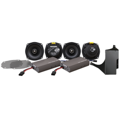 PartzBiz HD ULTRA KIT-XL - Hogtunes XL Series 450 Watt Amplified Amp  4 Speaker Kit Harley Ultra FLHT 98-13