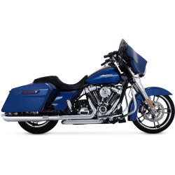 PartzBiz HD VH-17383 - Vance & Hines 17383 Chrome Pro Pipe 2 into 1 Exhaust สำหรับ Harley Touring FL 17-22 | 17383 PartzBiz HD VH-17383 - Vance & Hines 17383 Chrome Pro Pipe 2 into 1 Exhaust สำหรับ Harley Touring FL 17-22 | 17383