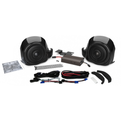 PartzBiz HD WBA LC LWR KIT - Hogtunes Wild Boar 300 Watt Amp 2 Channel Lower Speakers Harley Liquid Cooled